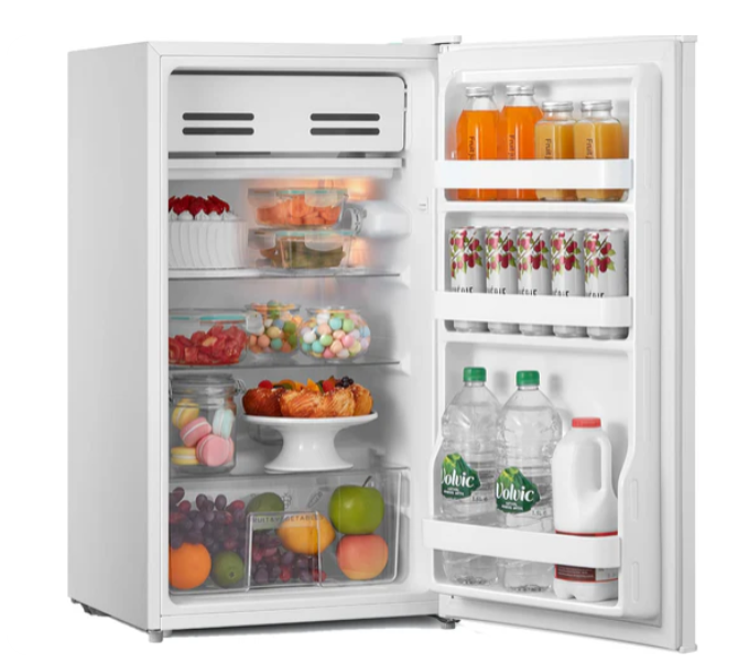 COMFEE'   RCD93WH2(E)   Under   Counter   Fridge,   93L   Small   Fridge   with   Cooler   Box,   Interior   Light