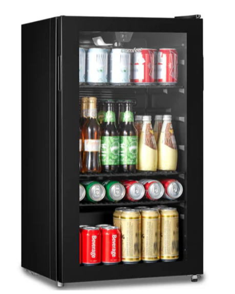 COMFEE'   RCZ99BG2(E)   Under   Counter   Beer   &   Drinks   Fridge-93L   Capacity,Holds   up   to   115   Cans