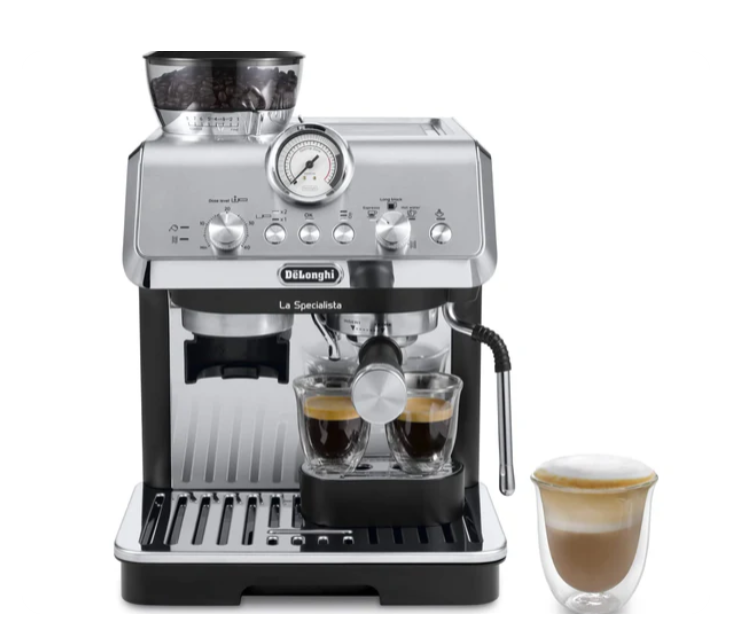 De'Longhi   La   Specialista   Metal   Barista   Pump   Espresso   Machine,   Bean   to   Cup   Coffee